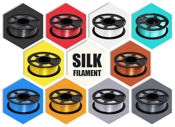 3KG/6KG/10KG Silk PLA+ Fashion3D Filament 1.75mm