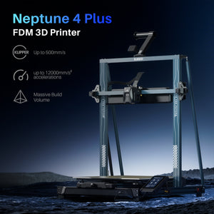 ELEGOO Neptune 4 Plus FDM 3D Printer 500mm/s High-Speed with/ Klipper Firmware