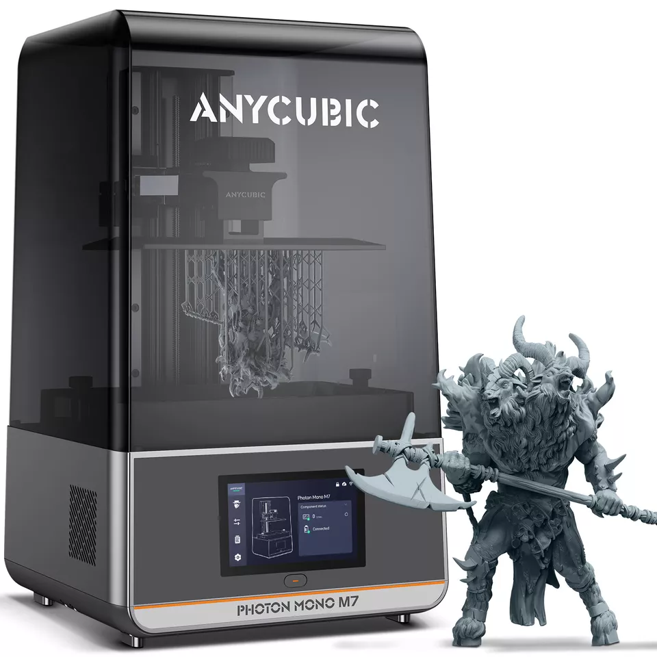 Anycubic photon mono m7 resin 3d-printer liqcreate miniature dental jewelry engineering tough strong abs flex flexible elastomer