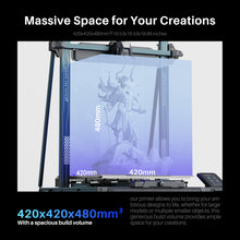 Load image into Gallery viewer, ELEGOO Neptune 4 Max FDM 3D Printer 420 x 420 x 480 mm³ 500mm/s with Klipper Firmware