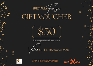 Gift Card- Capture Wonderful Moments in 3D- Minireal Fashion3d