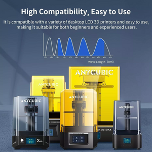 ANYCUBIC Water-Washable ABS-Like V2 Resin 3D Printer Tough Durable Low Odor