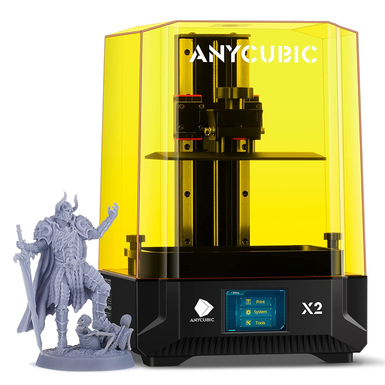 ANYCUBIC Mono X 2 Resin 3D Printer, 9.1'' HD Screen LC –